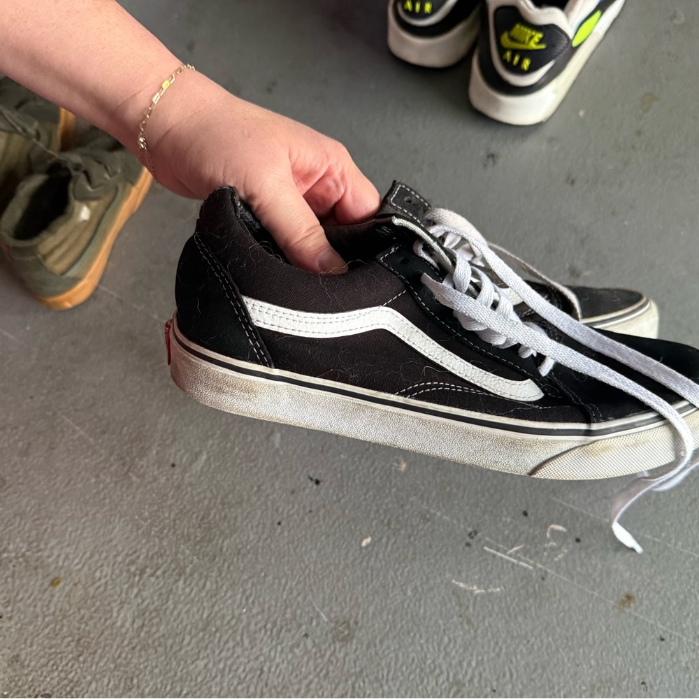 Vans Black and White Women's Shoes
